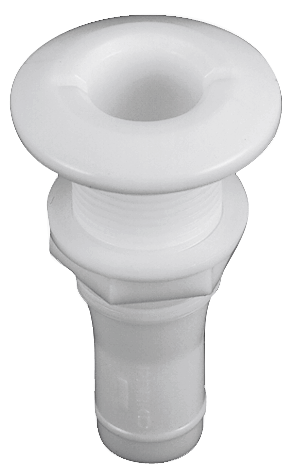 Perko 0328DP4 1/2" Thru-Hull Fitting f/ Hose Plastic MADE IN THE USA