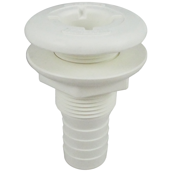 Forespar 906070 CF253 Marelon Hose Tailpipe Mushroom Head Thru Hull w/Nut, White