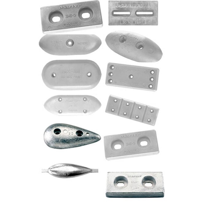 Martyr CMM25A Aluminum Hull Anode, .72" x 3.25" x 9.08"