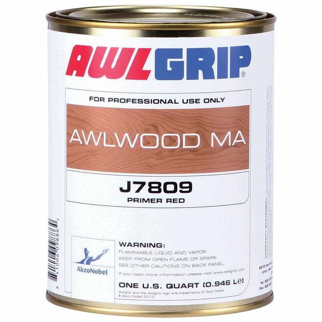 Awlgrip OJ7809/1QTUS Awlwood MA Primer, Red Qt.