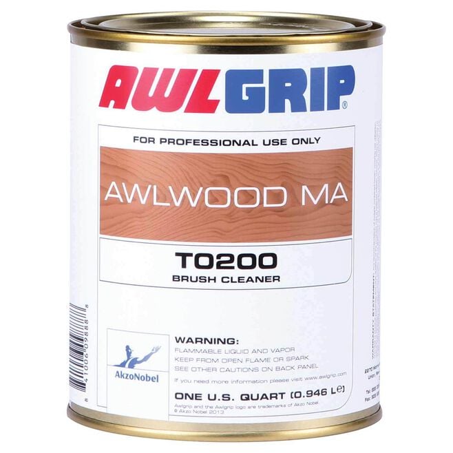 Awlgrip OT0200/1QTUS Awlwood MA Brush Cleaner, Qt.