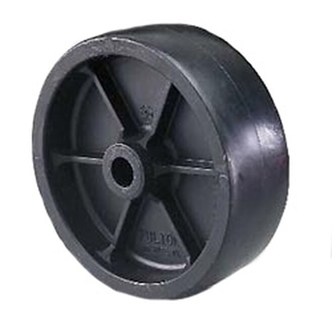 Fulton 0917501S00 Black Spare Poly 6" Jack Wheel Only (w/o Hardare)