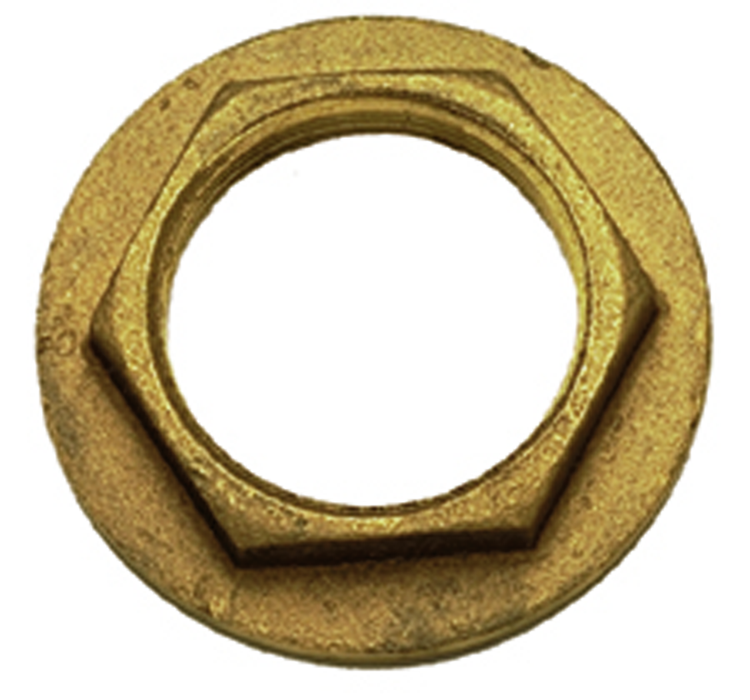 Perko 0075005DPP Flanged Lock Nut, 3/4"