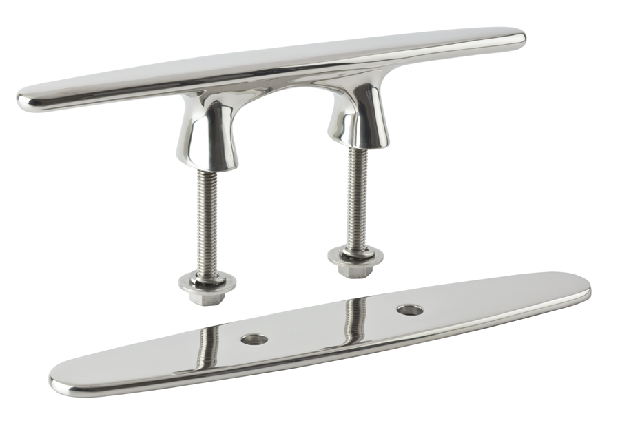 Sea Dog 41856 Sea-Dog Arch Stud Mount Stainless Steel Cleat, 6"