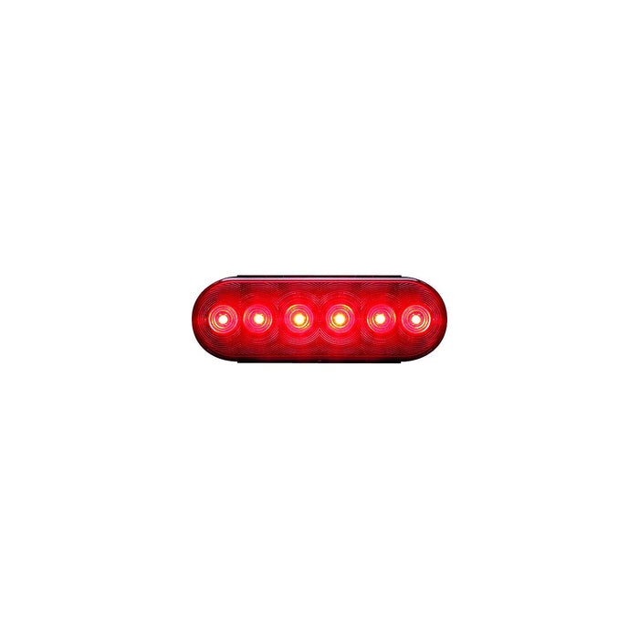 Optronics STL12RBP Fleet Count Waterproof LED Oval Stop & Turn Tail Light