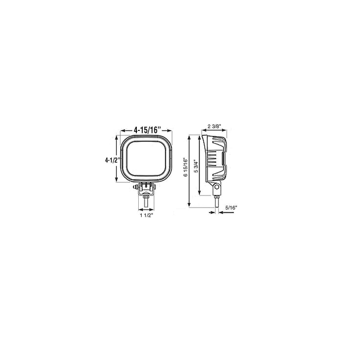 Optronics TLL150FSL Opti-Brite LED Work Floodlight