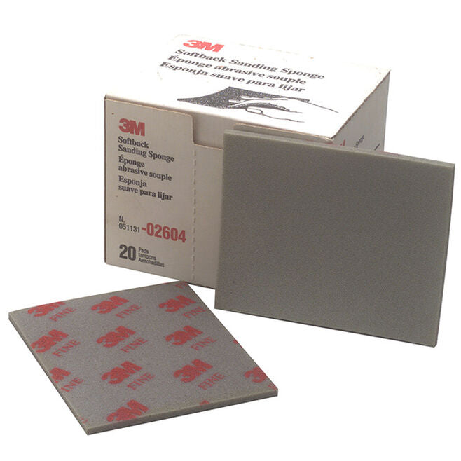 3M 2604 Fine Sanding Sponges 20/Box
