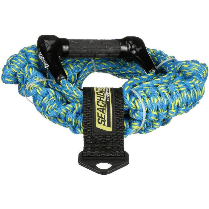 Seachoice 86764 3-Section Wakesurfing Rope, 16', 5-1/2" Handle w/ Textured Rubber Grip
