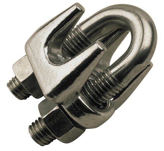 Sea Dog 159506-1 Sea-Dog Stainless Wire Rope Clip, 6 mm Wire Size