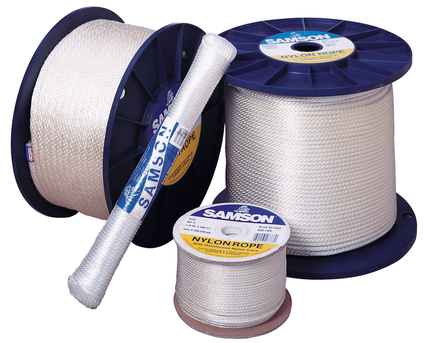 Samson Rope 019 024 005 030 Solid Braid Nylon 3/8 X 500'