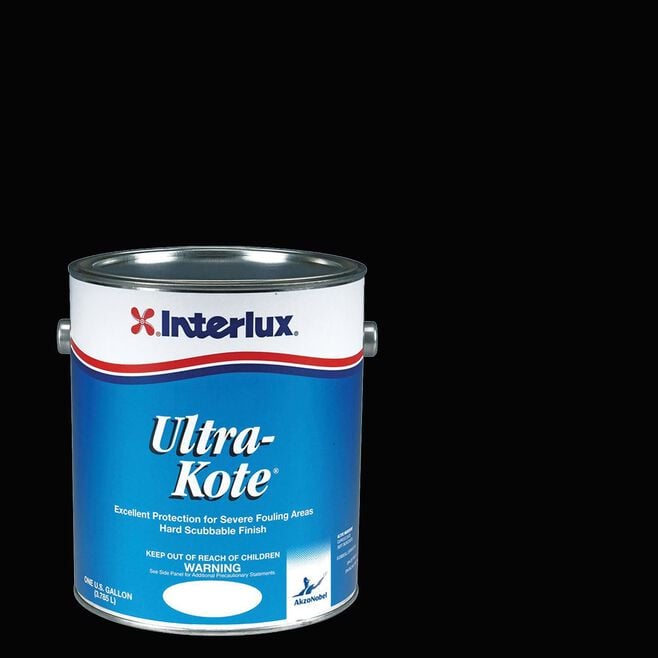 International Paint Y3779U/1 Ultra-Kote, Black, Gal., 2/case