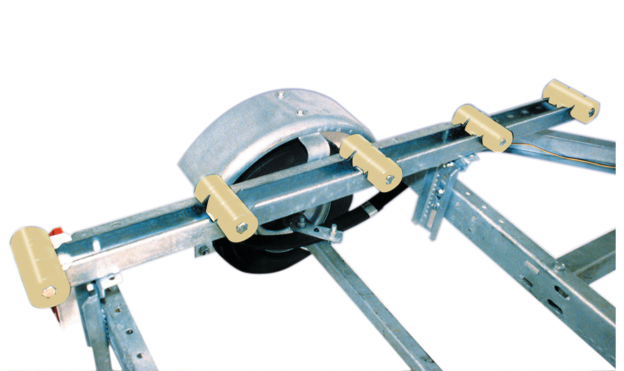 Tie Down Engineering 86157 Galvanized Roller Bunk Sold as Pair