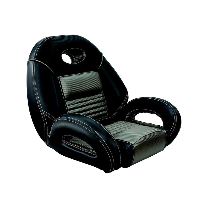 Springfield 1040940-01 Marine Pro Fishing Speed Seat, Charcoal/Black/Med. Gray
