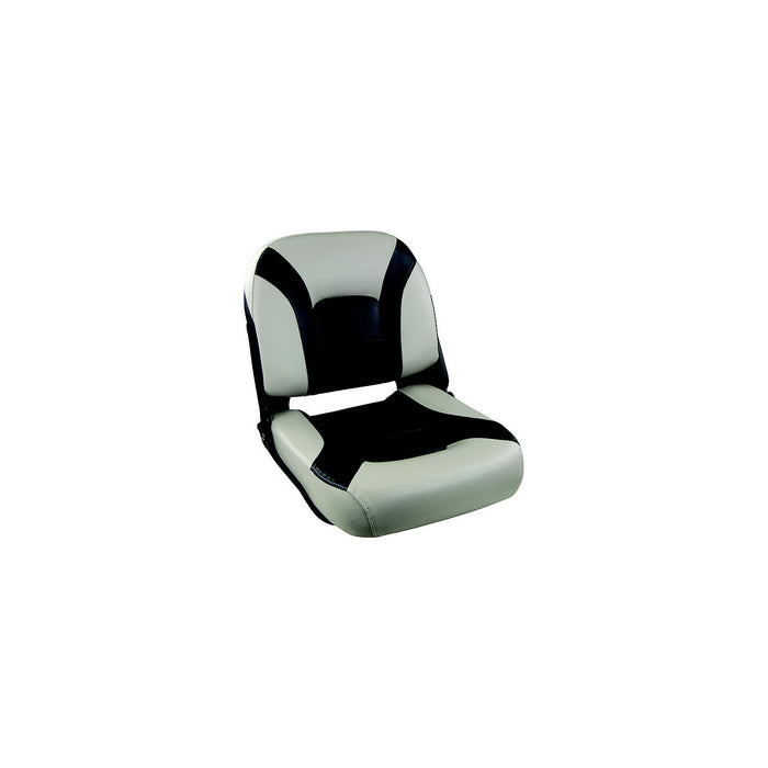 Springfield 1061077-1 Skipper Low Back Fold Down Seat, Charcoal & Gray