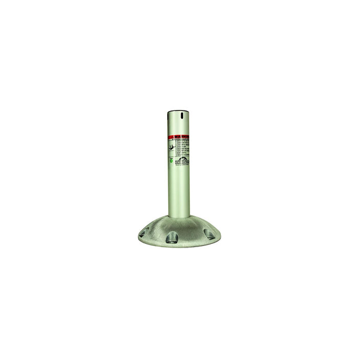 Springfield 1250314LNS 2-3/8" Series Explorer Fixed Height Locking Pedestal, Satin Finish