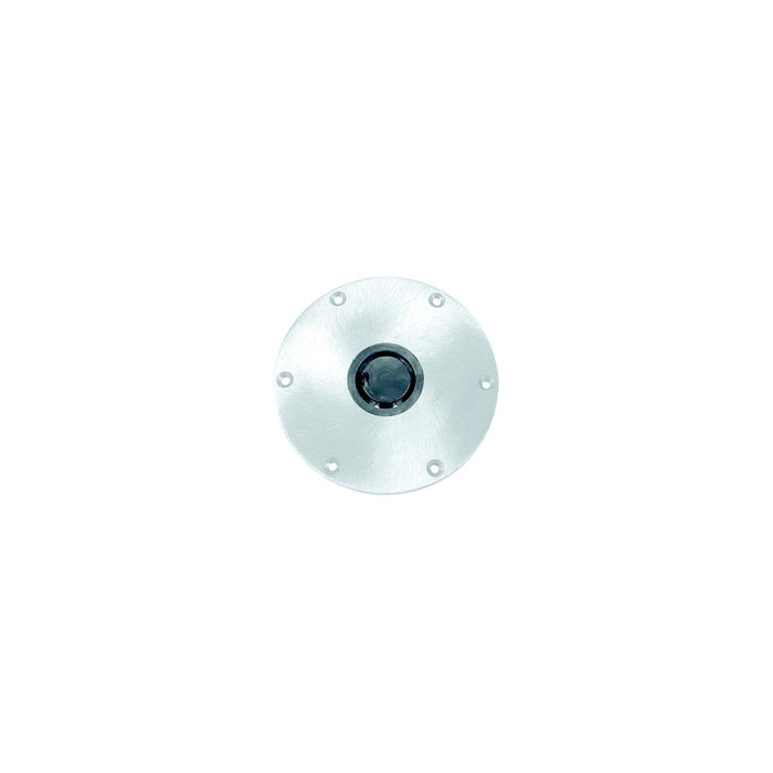 Springfield 1300750-1 Plug-In 9" Round Aluminum 2-3/8" Base, Satin Finish