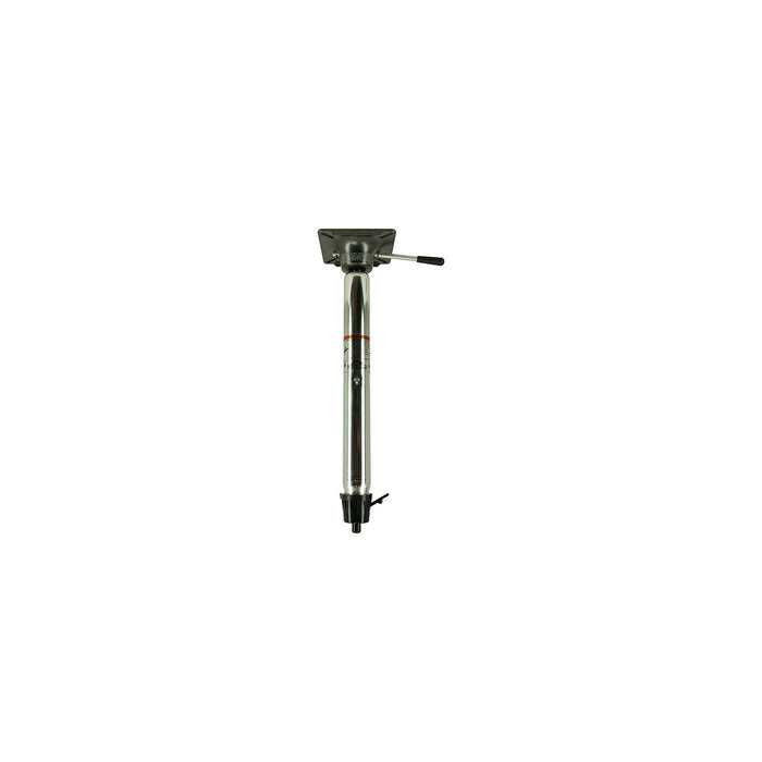 Springfield 1602016 Taper-Lock 2-3/8" Power-Rise Stand-Up Pedestal 22.5" to, 29.5", Brite Dip Finish