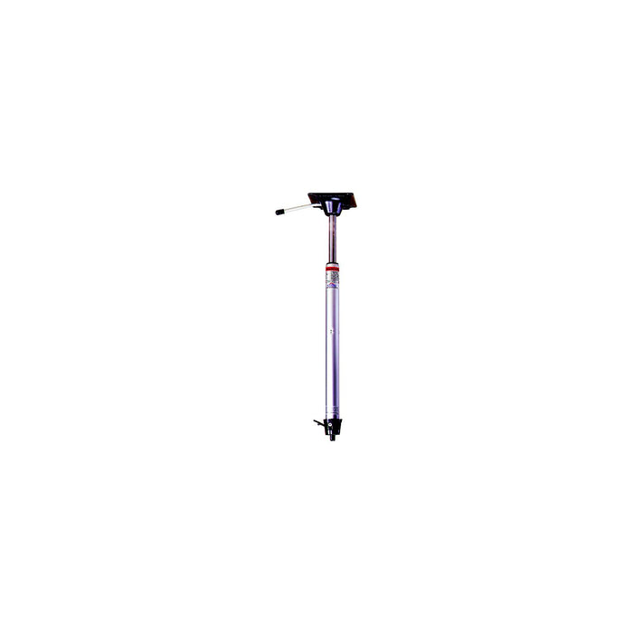 Springfield 1602016 Taper-Lock 2-3/8" Power-Rise Stand-Up Pedestal 22.5" to, 29.5", Brite Dip Finish