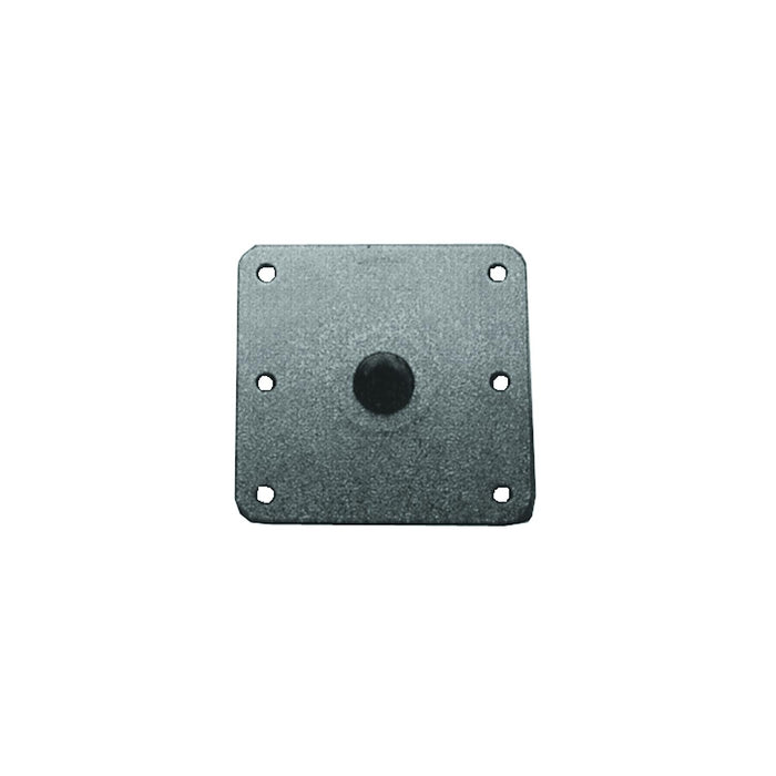 Springfield 1620018 KingPin 7" x 7" Standard Square Base, Mild Steel w/ Kennedy Finish