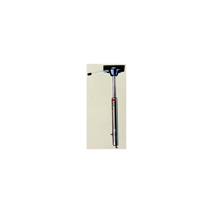 Springfield 1641019 Spring-Lock Power-Rise 25-1/2" to 32-1/4" Adjustable, Stand-Up SS Pedestal