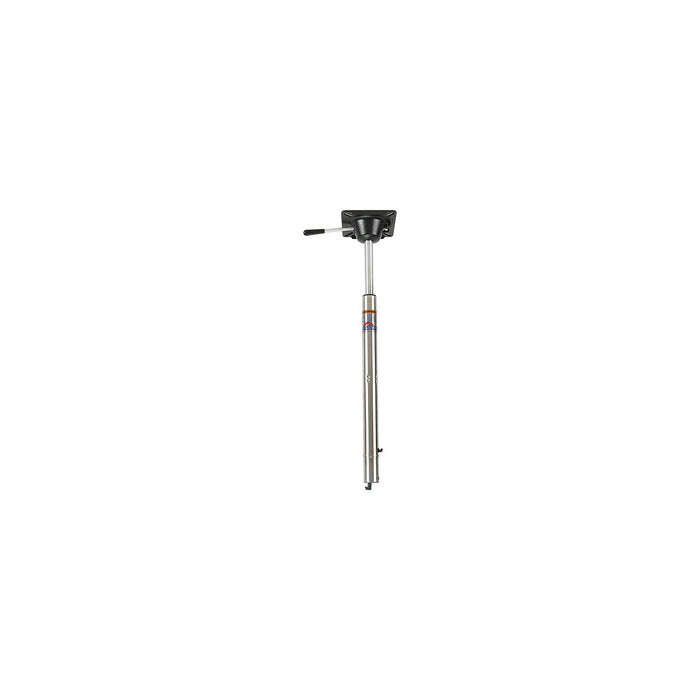Springfield 1641019 Spring-Lock Power-Rise 25-1/2" to 32-1/4" Adjustable, Stand-Up SS Pedestal