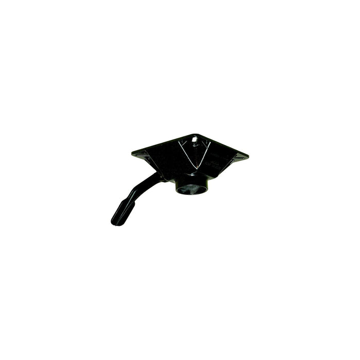 Springfield 1680203 Spring-Lock Locking Swivel Seat Mount, Powder Coat Finish