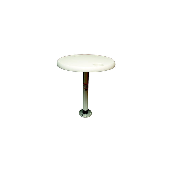 Springfield 1690102 Thread-Lock Package, 24" Round Table, W/O Umbrella Socket, Pedestal Set & Table Top