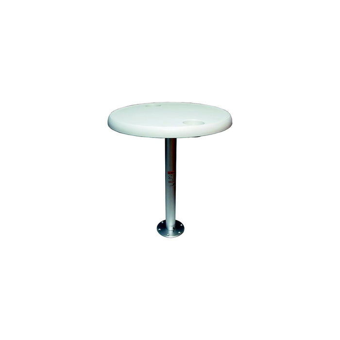 Springfield 1690202 Dock Edge Stowable Table Package, Round Tabletop