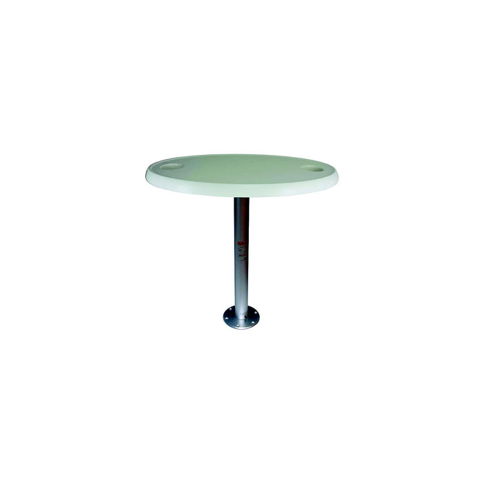 Springfield 1690206 Dock Edge Stowable Table Package, Oval Tabletop