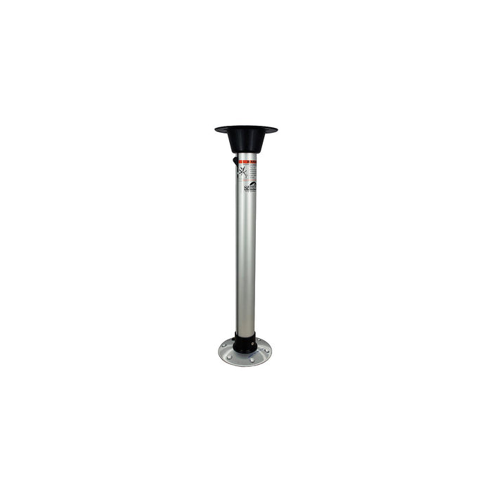 Springfield 1690727SL Thread-Lock 27" Pedestal Set, Satin Finish (Includes Post, Table Mount & Floor Base)