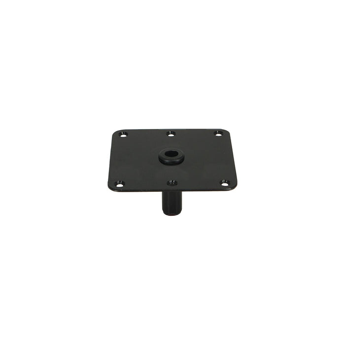Springfield 3630020 King-Pin 7" x 7" Threaded Square Steel Base, E-Coat Finish