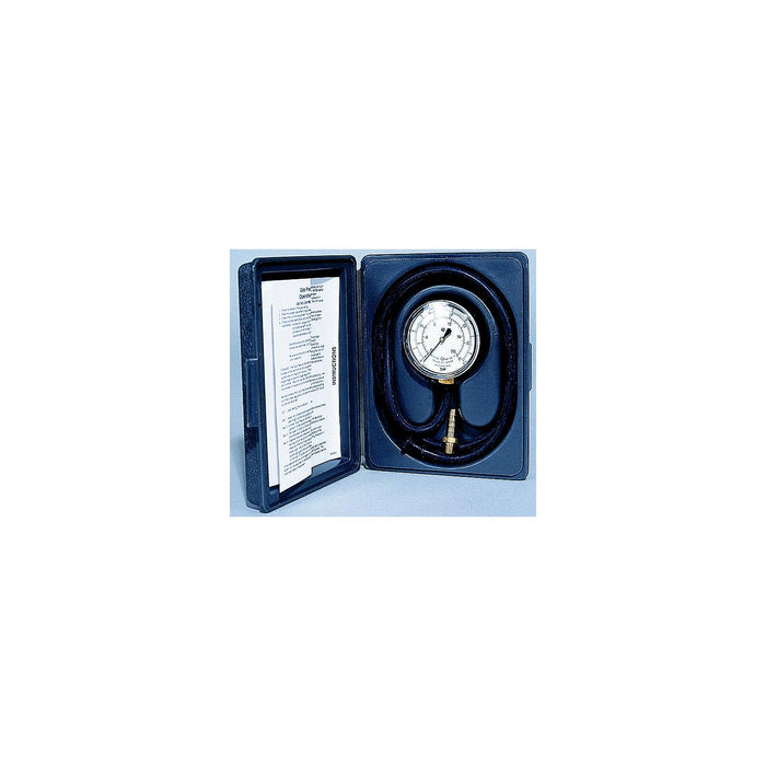 Camco 10389 Gas Pressure Test Kit (Includes Gauge, 30" Hose & Tap Fitting in Case)