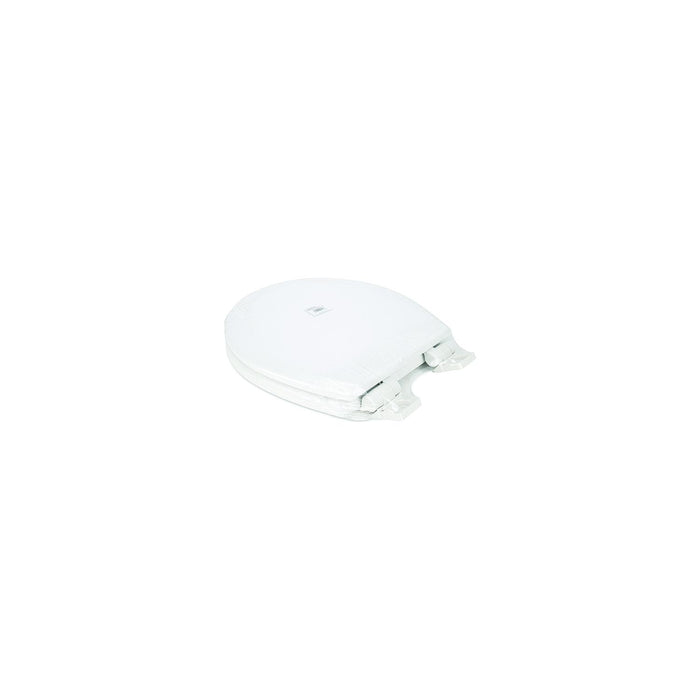 Camco 41726 Replacement Lid and Seat for Premium Ceramic RV Toilet 41710, White