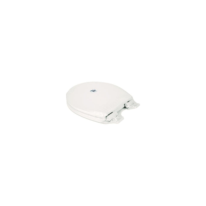 Camco 41727 Replacement Lid and Seat f/Premium Ceramic RV Toilet 41715, Bone
