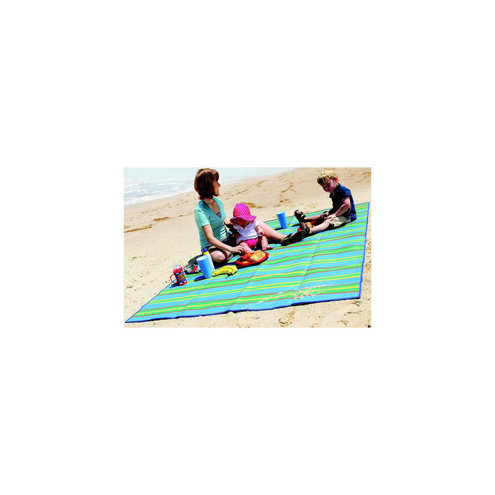 Camco 42805 Handy Mat Folds Out to 60" x 78", Orange/Green/Blue/Yellow