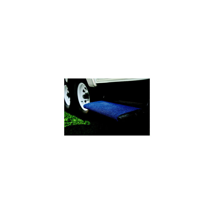 Camco 42924 Step Rug XL For Larger Manual or Electric RV Steps 18" Wide, Blue