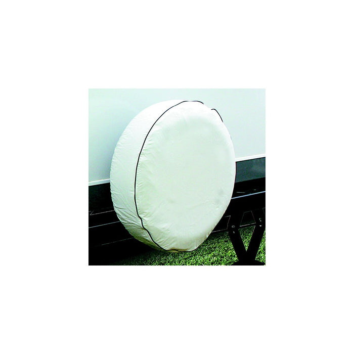Camco 45345 Vinyl Spare Tire Cover, 28" Diameter, Arctic White