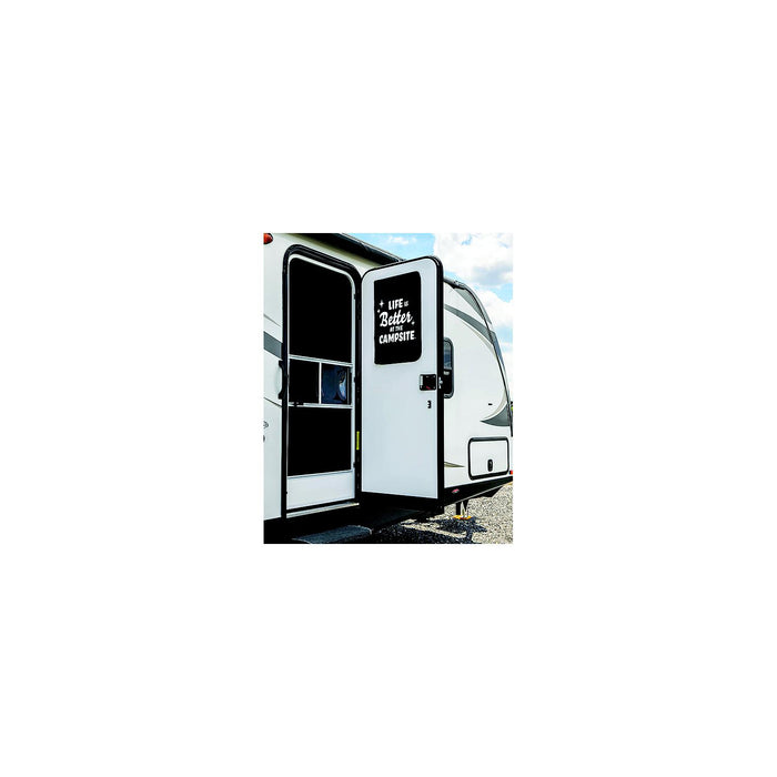Camco 53051 RV Door Window Light Blocking Shade