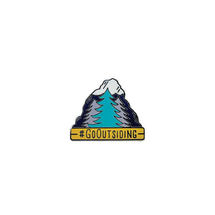 Camco 53262 Enamel Pin, Go Outsiding Trees