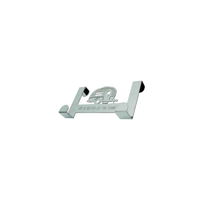 Camco 53381 2-Hook Over The Door Towel Hanger