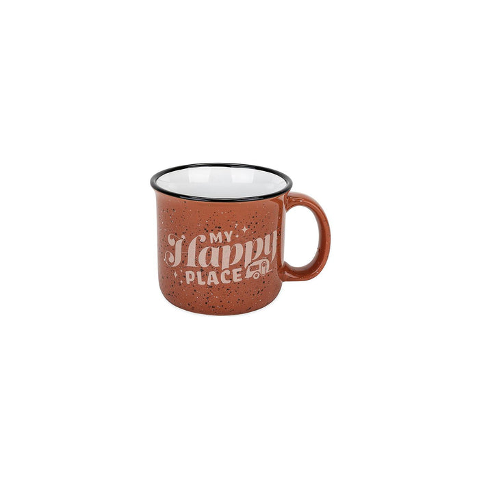 Camco 53472 Ceramic Mug, 14 oz., Green