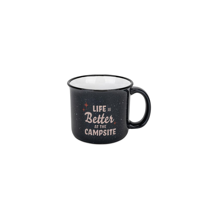 Camco 53473 Ceramic Mug, 14 oz., Green