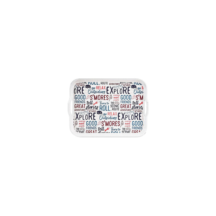 Camco 53486 XXX Melamine Tray, Graffiti Design