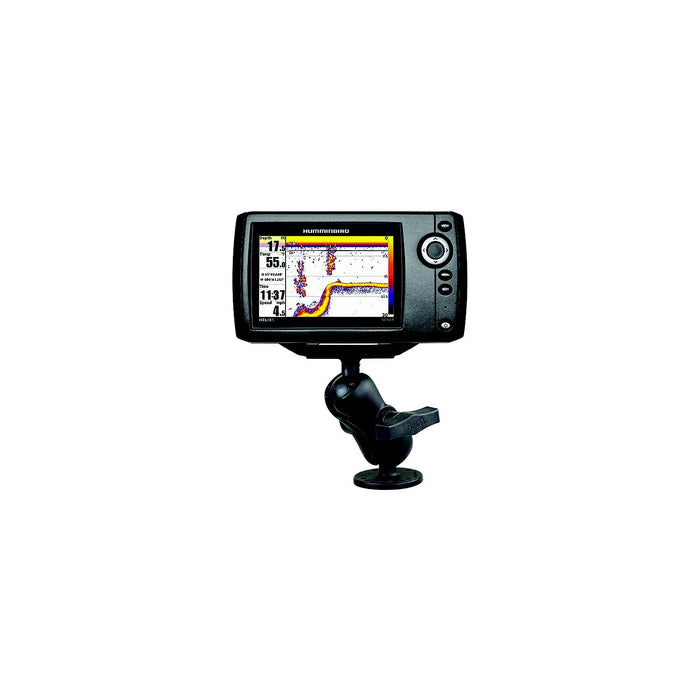 RAM Mount RAM-202-24-202 1.5" Ball Mount for Helix 7, 2.5" Round Base & 2" x 4" Plate, fits Humminbird Helix 7 Only