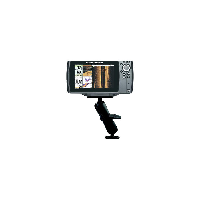 RAM Mount RAM-202-24-202 1.5" Ball Mount for Helix 7, 2.5" Round Base & 2" x 4" Plate, fits Humminbird Helix 7 Only