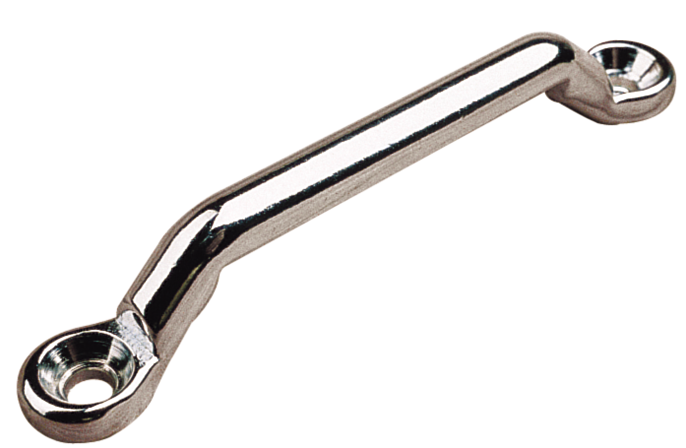 Sea Dog 081252-1 Sea-Dog Tie Down Eye Straps, Chrome/Brass, 1 pr.