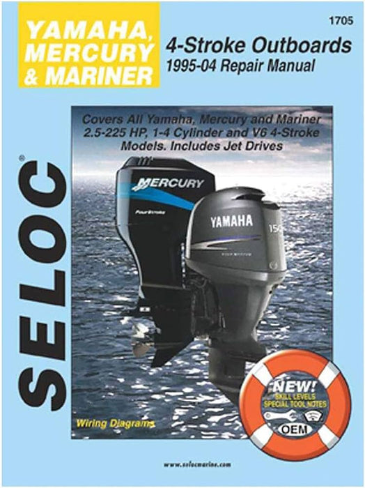 Seloc Engine Manual Yamaha Mercury/Mariner - 1995-2004
