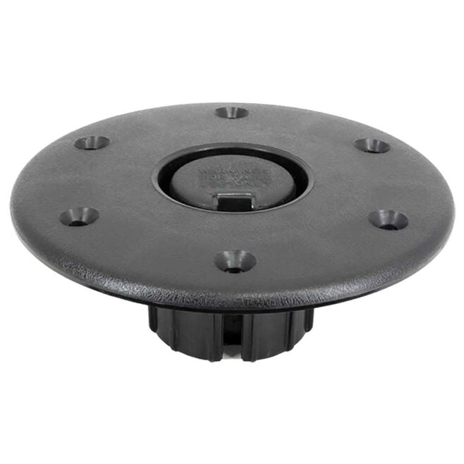 Springfield 1660703 Uni-Lock 2-3/8" Table Base, Black Plastic