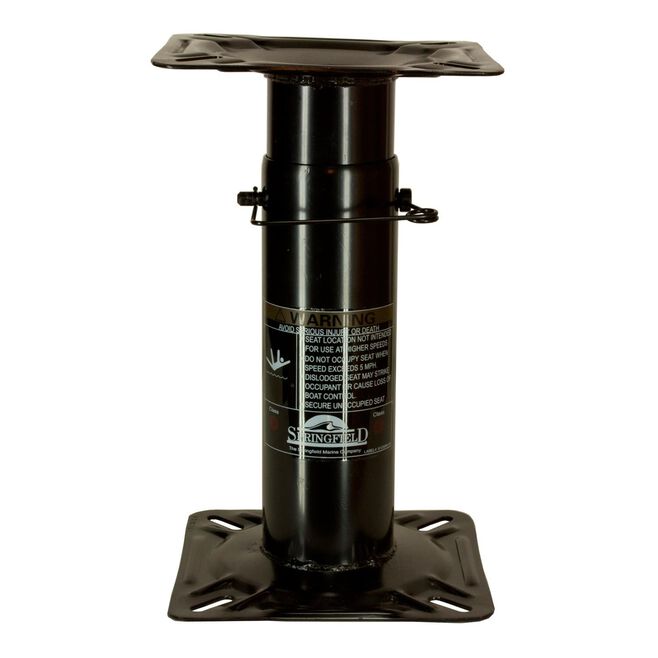 Springfield 1561107 Economy Adjustable 12" to 18" Pedestal, E-Coat Finish
