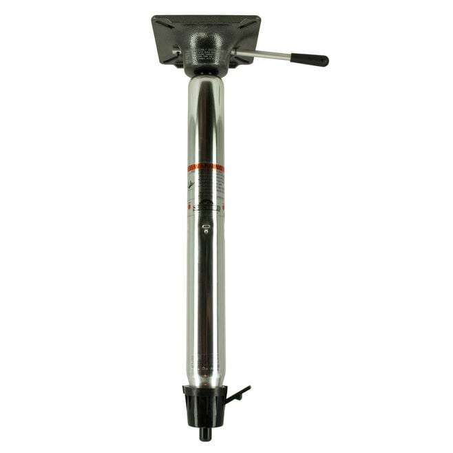 Springfield 1602016 Taper-Lock 2-3/8" Power-Rise Stand-Up Pedestal 22.5" to, 29.5", Brite Dip Finish